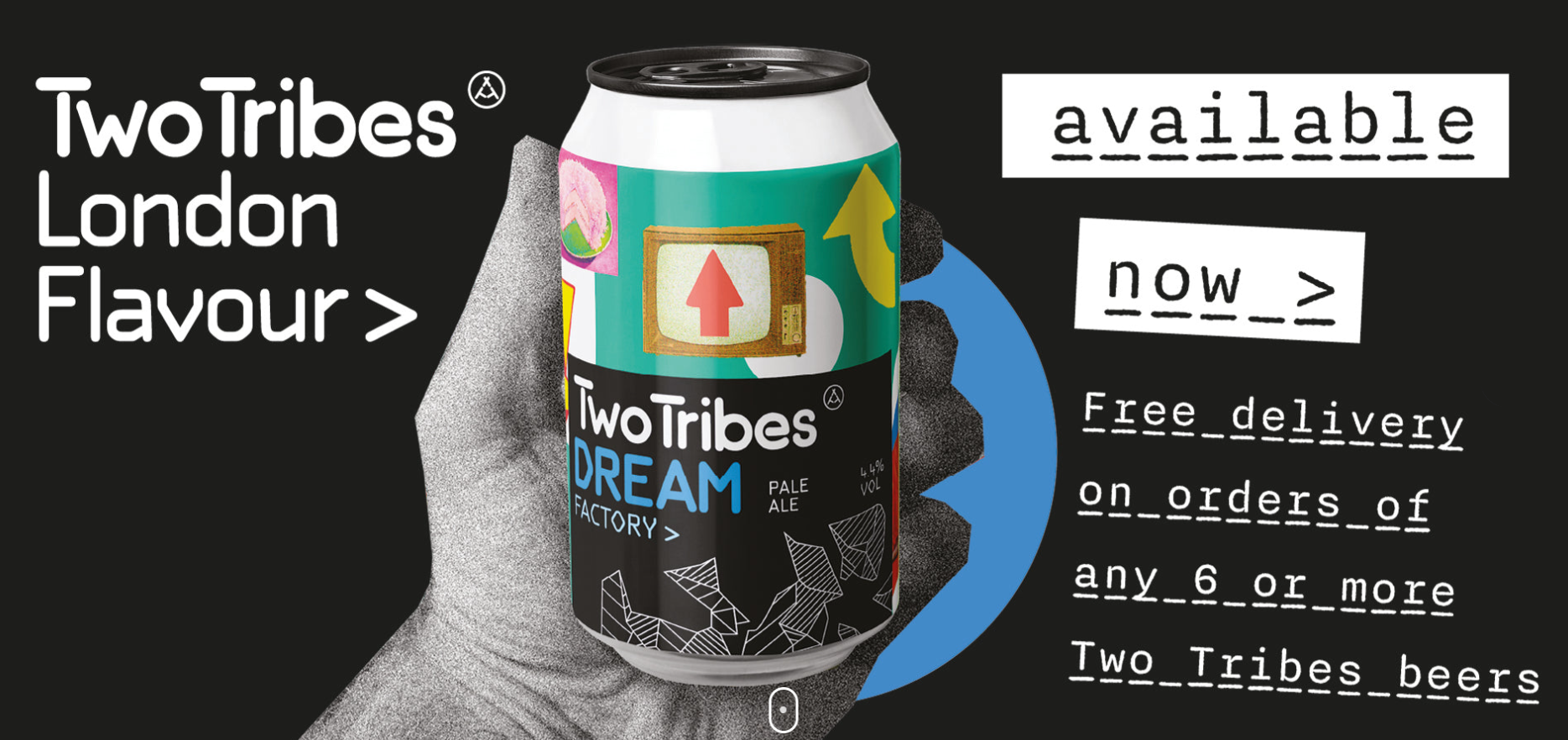 e commerce banner design Two Tribes